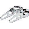 Soporte de faro lateral Frisco cromo par