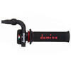 Comando gas 22mm bicavo desmo Tommaselli KRR nero manopole nere
