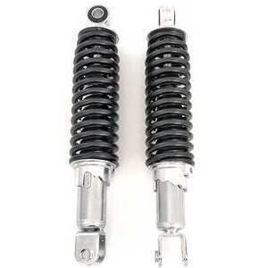 Coppia ammortizzatori Emgo Classic 290mm corpo cromo molla nero