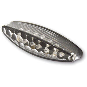 Fanalino posteriore led Highsider Number 1 mini trasparente