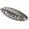 Fanalino posteriore led Highsider Number 1 mini trasparente