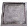 Plaque d'immatriculation moto classique alu