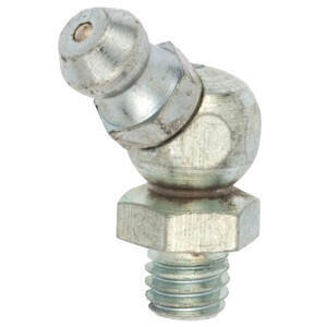 Nipplo ingrassatore M6 inclinato 45°