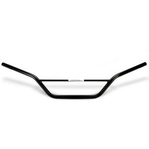 Manubrio 22mm Tommaselli Off Road piega alta acciaio nero