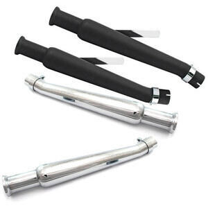Exhaust muffler Trumpet angled