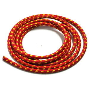Cavo candela 7mm sterlingato rosso/giallo