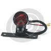 Fanalino posteriore alogeno Bobber nero con portatarga - Foto 5