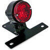 Fanalino posteriore alogeno Bobber nero con portatarga