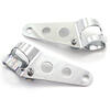 Soporte de faro lateral Bobber cromo par