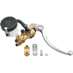 Pompa freno anteriore Nissin 19mm radiale oro leva grigio