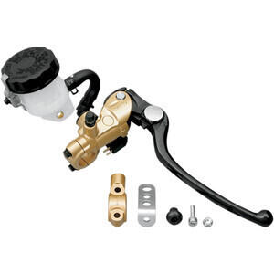 Pompa freno anteriore Nissin 19mm radiale oro leva nero