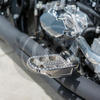 Pedalino poggiapiedi per Harley-Davidson BiltWell Mushman guidatore/passeggero grigio coppia - Foto 2