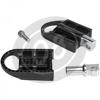Pedalino poggiapiedi per Harley-Davidson BiltWell Mushman guidatore/passeggero nero coppia - Foto 4