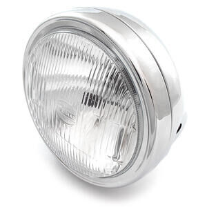 Halogen headlight Honda CB 900 F OEM Replica chrome