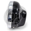 Halogen headlight Honda CB 900 F OEM Replica black rim chrome - Bilder 3