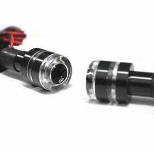 Coppia frecce led bar-end K&S nero opaco