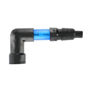 Cappuccio candela Flashing 90° blu