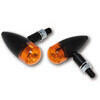 Coppia frecce alogene Bullet mini nero