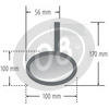 Specchietto retrovisore bar-end Highsider Montana Evo nero - Foto 2