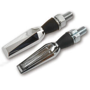 Coppia frecce led Highsider Blade cromo
