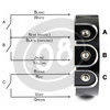 Pulsantiera 1'' Motogadget M-Switch Mini 3 Push Button nero - Foto 4