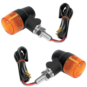 Halogen winkers K&S Retro position light combo black pair