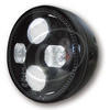 Faro anteriore 5.3/4'' Highsider Cafe Racer full led nero opaco - Foto 6