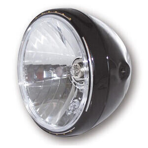 Faro anteriore 7'' Street alogeno/led nero