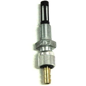 Rubinetto benzina M10x1 uscita bassa 6mm alluminio