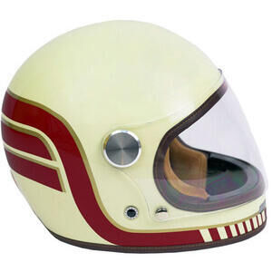 Casque moto intégral By City Roadster II crème