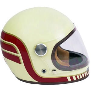 Casco de moto integral By City Roadster II crema