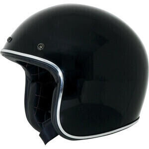 Casco AFX Vintage negro pulido