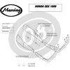Impianto di scarico per Honda CBX 1000 Marving 6 in 2 cromo - Foto 2