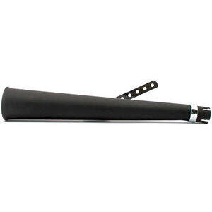 Finale di scarico Megaphone Type1 lungo curvo nero sinistro