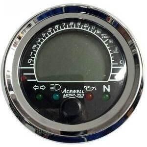 Strumento elettronico multifunzione AceWell MD52-353 corpo nero ghiera cromo