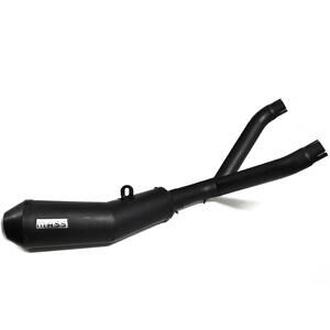 Finale di scarico per Moto Guzzi Le Mans -\'80 Mass Cafe Racer kit 2 in 1 nero ceramico