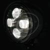 Faro anteriore 5.3/4'' Highsider Cafe Racer full led attacco basso cromo - Foto 2
