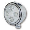 Faro anteriore 5.3/4'' Highsider Cafe Racer full led attacco basso cromo