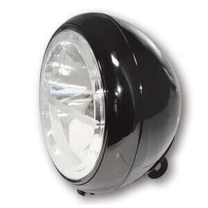 Faro anteriore 7'' Highsider Voyage full led attacco basso nero opaco