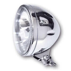Faro anteriore 5.3/4\'\' Highsider Skyline alogeno/led attacco basso cromo