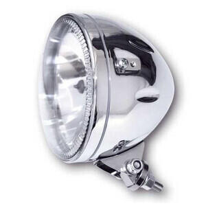 Faro anteriore 5.3/4'' Highsider Skyline alogeno/led attacco basso cromo