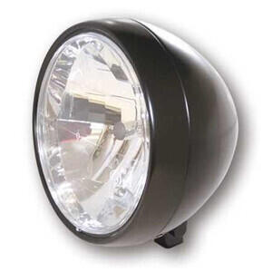 Faro anteriore 6.5'' Classic alogeno attacco basso nero opaco lente liscia