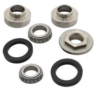 Cojinete de vástago de dirección Moto Guzzi Serie Piccola kit rodillo completo inox