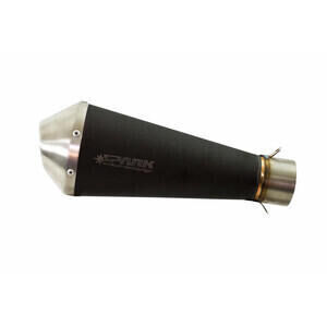 Finale di scarico Spark Mega 60mm inox nero