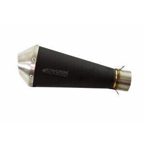 Finale di scarico Spark Mega 60mm inox nero