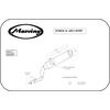 Finale di scarico per Honda XL 600 LM Marving EDR - Foto 2