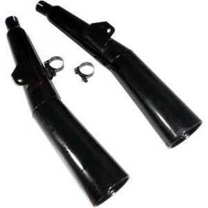 Coppia finali di scarico per Kawasaki GPZ 1100 Marving Master nero