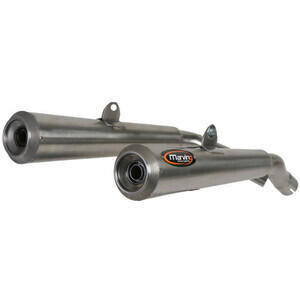 Coppia finali di scarico per Ducati Monster 600 Marving Racing Steel bassi