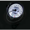 Contachilometri meccanico Classic K=1.4 con spie corpo cromo fondo bianco - Foto 5
