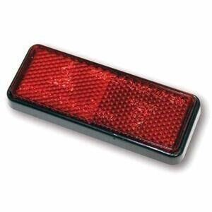 Catarifrangente posteriore 91x36mm autoadesivo rosso